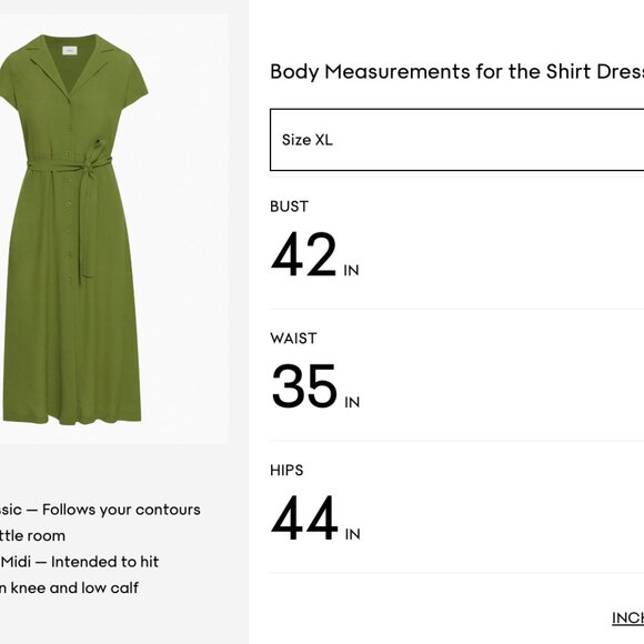 Wilfred Green Button Down Shirt Dress - Picture 9 of 12